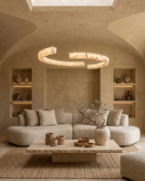 United Alabaster Kleo Pendant Light, view 4