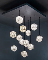 United Alabaster Meteorite Pendant Light, view 5