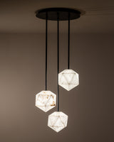 United Alabaster Meteorite Pendant Light, view 2
