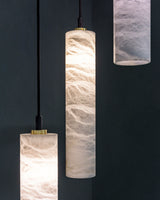 United Alabaster Tubular Bells Pendant Light, view 2