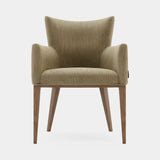 Domkapa Vianna Dining Chair with Armrests, clarence BS7 velvet with Mocha Ash legs