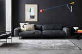 Serge Lesage Way Grey Rug in grey, room view