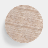 Caffe Latte Affogato Round Dining Table, fourth view