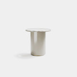 Aldous Round Luxury Side Table, alternative angle