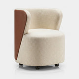 Aperitivo Castor Base Luxury Dining Chair, side view