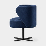 Aperitivo Swivel Luxury Dining Chair, side view