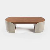 Arden Cabinet Base Luxury Writing Desk, alternative angle