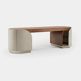 Arden Cabinet Base Luxury Writing Desk, alternative angle