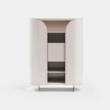 Arden Fluted Front Luxury Cabinet, alternative angle