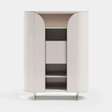 Arden Fluted Front Luxury Cabinet, alternative angle