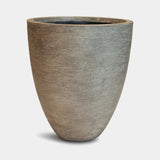 Ardesia Textured Stone Luxury Planter in grey, Ø42.5 x H48 cm