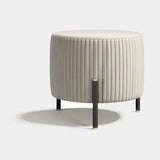 Avignon Round Luxury Pouf, alternative angle