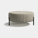 Avignon Round Luxury Pouf, Large (90cm diameter)
