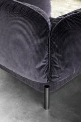 Bassano Corduroy Luxury Lounge Chair, detail