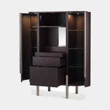 Bassano Oval Luxury Bar Cabinet, second view