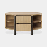 Bassano Oval Luxury Bedside Table, second view