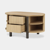 Bassano Oval Luxury Bedside Table, detail