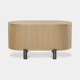 Bassano Oval Luxury Bedside Table, detail