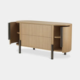 Bassano Oval Luxury Chest of Drawers, detail