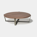 Belgrave Round Metal Base Luxury Coffee Table, alternative angle