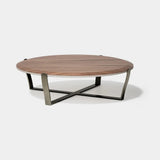 Belgrave Round Metal Base Luxury Coffee Table, alternative angle