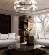 Caffe Latte Biscotti Bookcase in a room setting