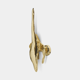 Boca do Lobo Soleil Sconce Wall Lamp in gold plated cast brass, available from Touched Interiors UK