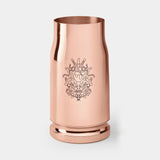 Bossolo Engraved Cartridge Luxury Vase, shown in copper