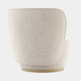 Domkapa Alice Armchair, view 4, in a cream textured fabric