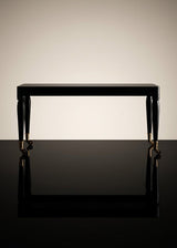 Brindisi Turned Leg Luxury Console Table in a room setting