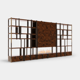 Caffe Latte Caffeine Bookcase, second view