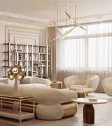 Caffe Latte Caffeine Bookcase in a room setting