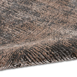Irradiant Black Ivory Luxury Rug, available from Touched Interiors UK