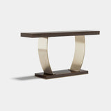 Carlisle Slim Metal Base Luxury Console Table, alternative angle