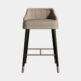 Casa Magna Cordoba Bar Stool, taupe fabric, available from Touched Interiors UK
