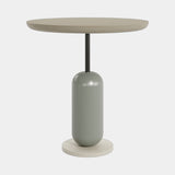 Casa Magna N'Dalu Side Table, grey green lacquer, available from Touched Interiors UK