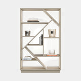 Casa Magna Tivoli I Bookcase, ivory lacquer, available from Touched Interiors UK