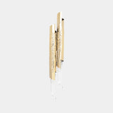 Castro Lighting Avolto Double Wall Light in hammered gold-plated brass with crystals, available from Touched Interiors UK