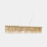 Castro Lighting Streamline Snooker Suspension Lamp in gold-plated brass, available from Touched Interiors UK