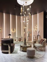 Castro Lighting Tiffany Coffee Table in a room setting