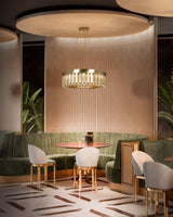 Castro Lighting Skylar Suspension Lamp in a room setting