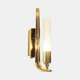 Castro Lighting Reflex Wall Light in gold-plated brass, available from Touched Interiors UK