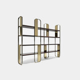 Chelsea Metal Frame Luxury Bookcase, Wide (250cm)