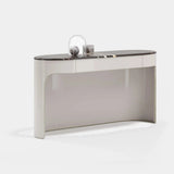 Clarence Leather Lined Luxury Console Table, alternative angle
