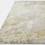 Cloud Metallic Gold Luxury Rug, texture detail