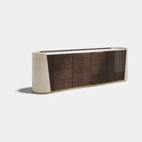 Colosseum Leather Side Luxury Sideboard, alternative angle