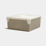 Colosseum Square Luxury Pouf, alternative angle