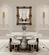 Caffe Latte Freddo Dining Chair in a dining room, second view