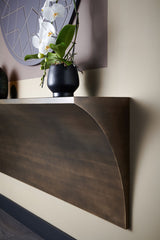 Refined monolithic design - Tropea console for luxury interiors
