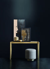 Daytona Josephine Marble Console Table, styled in an interior